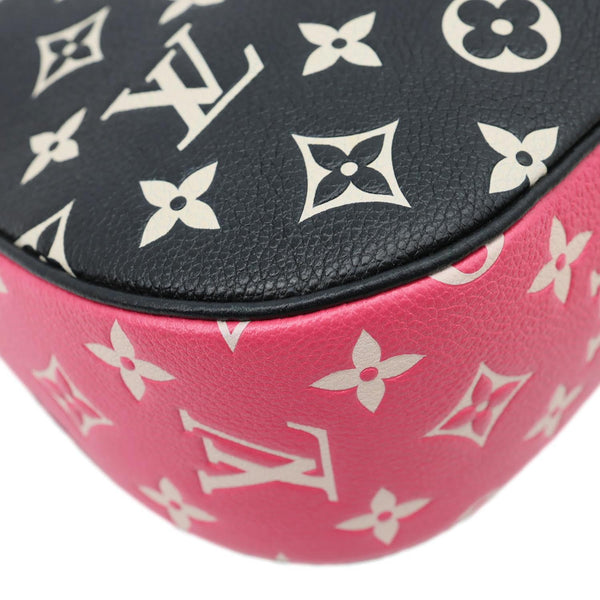 LOUIS VUITTON Bagatelle NM Spring In The City Empreinte Monogram Leather Shoulder Bag Pink