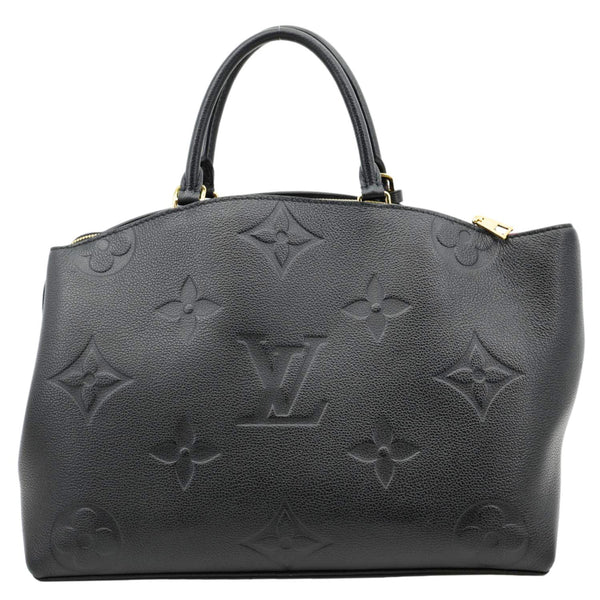 LOUIS VUITTON Grand Palais MM Monogram Empreinte Leather Shoulder Bag Black