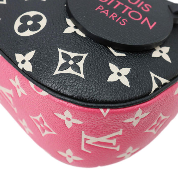 LOUIS VUITTON Bagatelle NM Spring In The City Empreinte Monogram Leather Shoulder Bag Pink