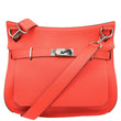 HERMES Jypsiere 31 Taurillon Clemence Leather Messenger Bag Orange