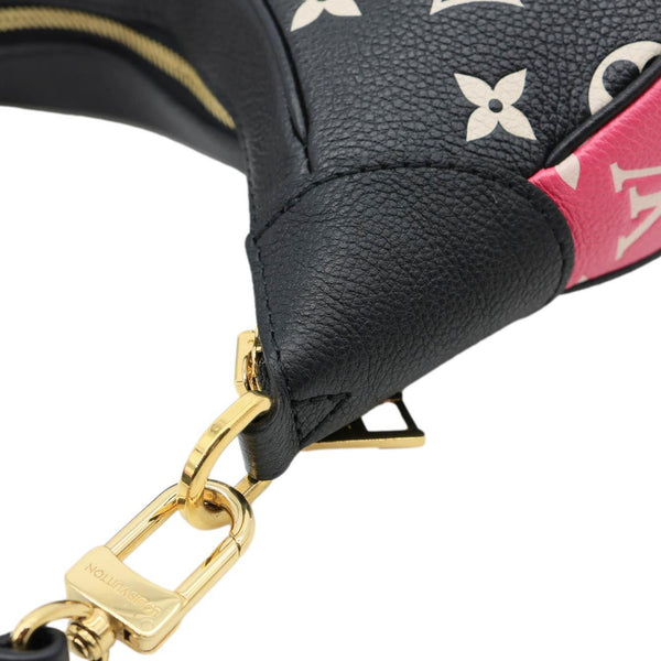 LOUIS VUITTON Bagatelle NM Spring In The City Empreinte Monogram Leather Shoulder Bag Pink