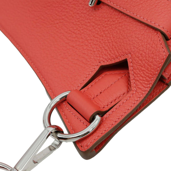 HERMES Jypsiere 31 Taurillon Clemence Leather Messenger Bag Orange