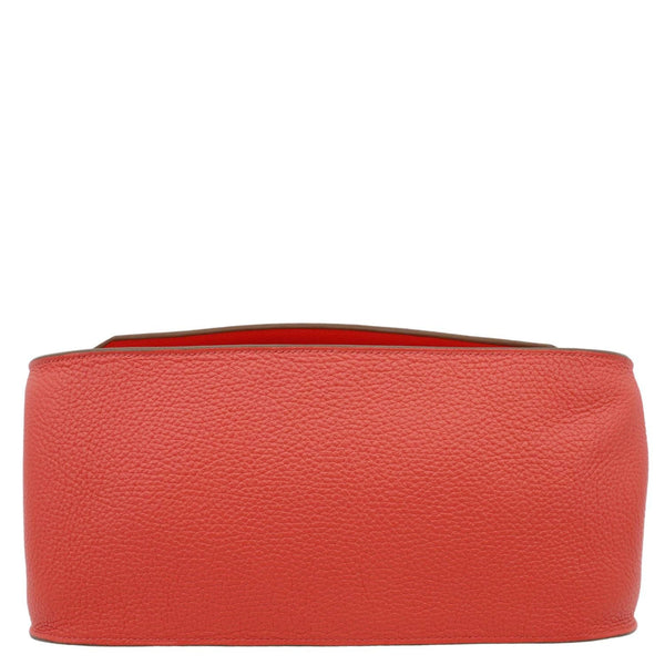 HERMES Jypsiere 31 Taurillon Clemence Leather Messenger Bag Orange