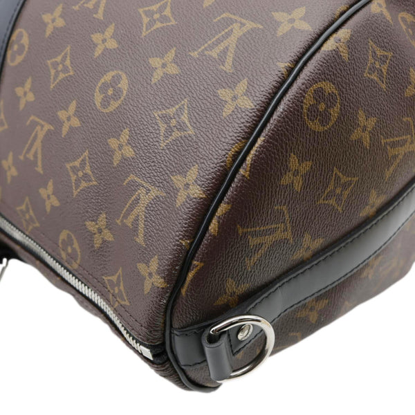 LOUIS VUITTON Keepall 45 Bandouliere Monogram Canvas Travel Bag Black