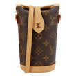 LOUIS VUITTON Fold Me Pouch Monogram Canvas Shoulder Bag Brown