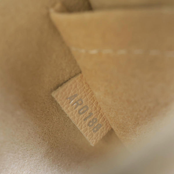 LOUIS VUITTON MyLockMe Fleurs BB Leather Chain Shoulder Bag Cream