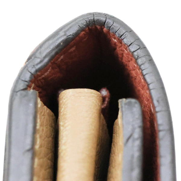 LOUIS VUITTON Lockme II Calfskin Leather Wallet Pink