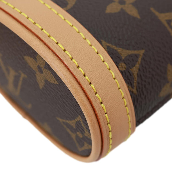 LOUIS VUITTON Fold Me Pouch Monogram Canvas Shoulder Bag Brown