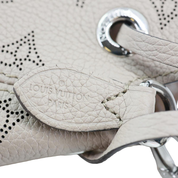LOUIS VUITTON Bella Mahina Leather Tote Bag Galet