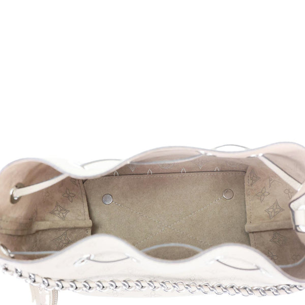 LOUIS VUITTON Bella Mahina Leather Tote Bag Galet