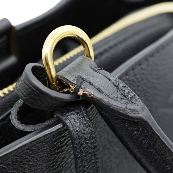 LOUIS VUITTON Grand Palais MM Monogram Empreinte Leather Shoulder Bag Black
