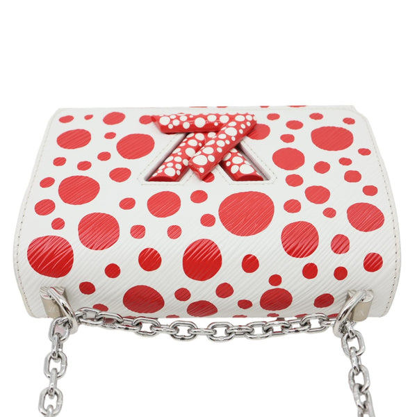 LOUIS VUITTON LV X YK Twist PM Infinity Dots Epi Leather Crossbody Bag Red