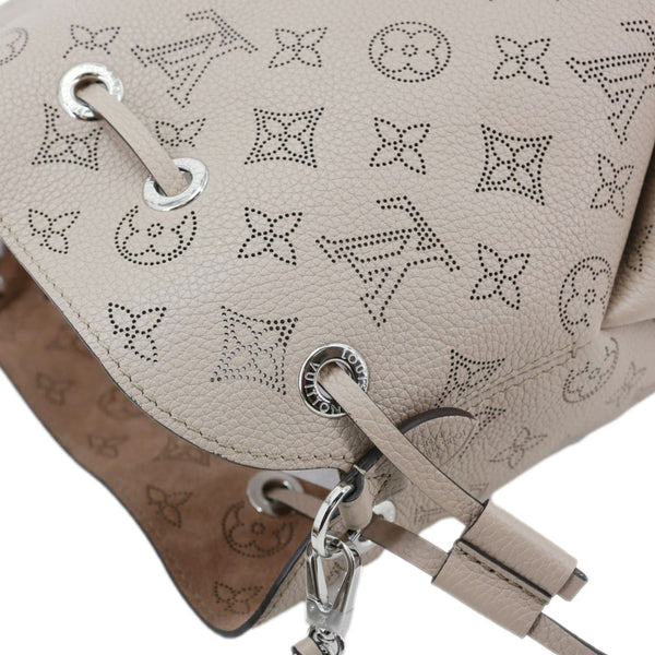 LOUIS VUITTON Bella Mahina Leather Tote Bag Galet