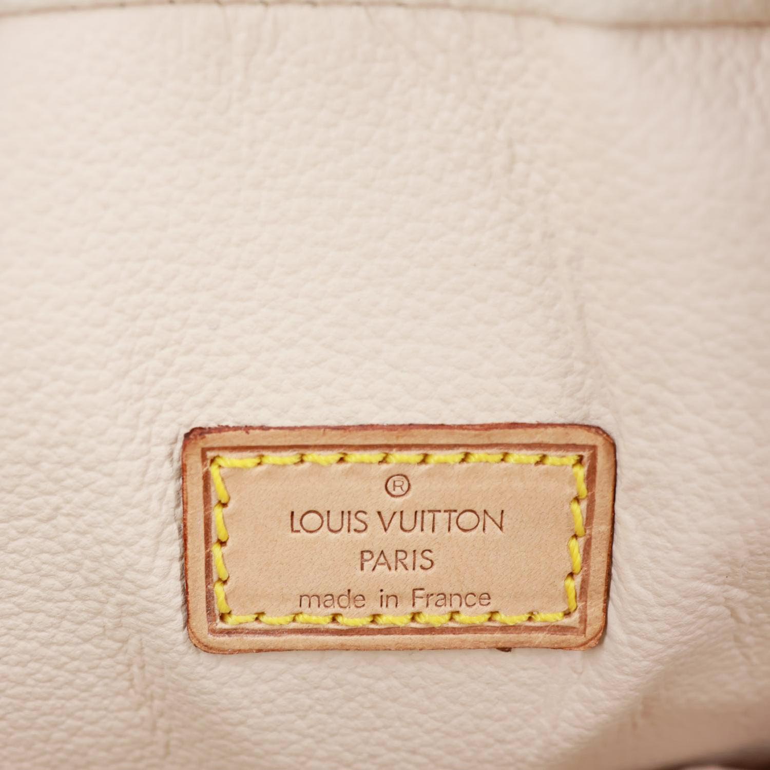 LOUIS VUITTON Spontini Monogram Canvas Shoulder Bag Brown