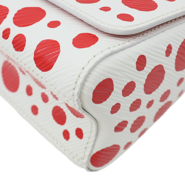 LOUIS VUITTON LV X YK Twist PM Infinity Dots Epi Leather Crossbody Bag Red