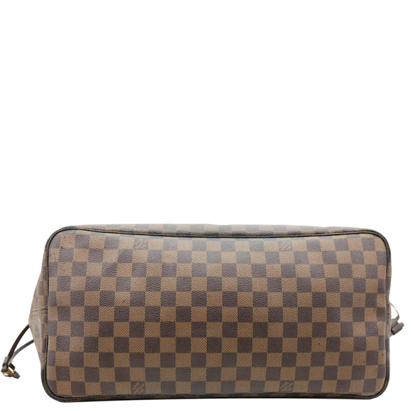 LOUIS VUITTON Neverfull GM Damier Ebene Shoulder Bag Brown