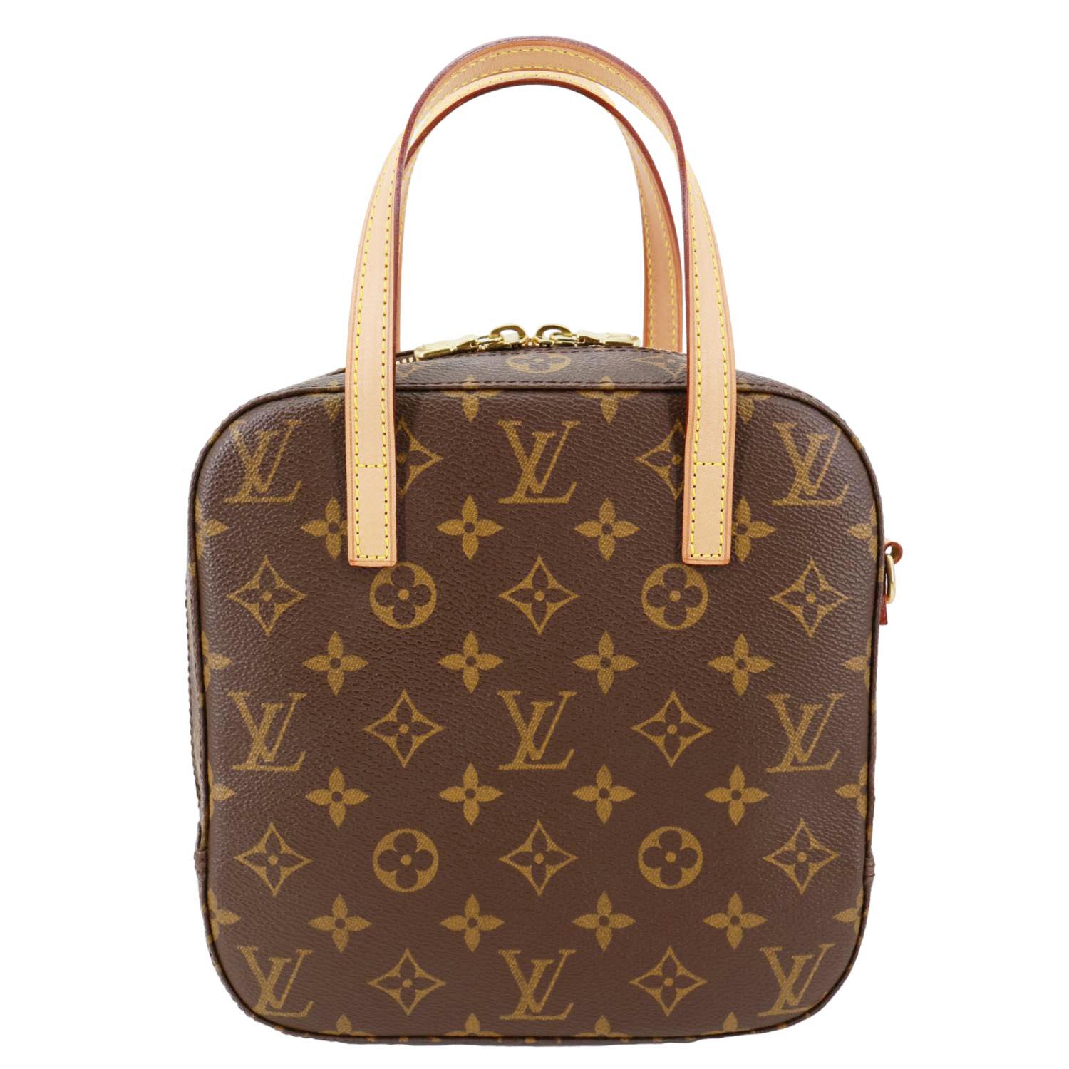 LOUIS VUITTON スポンティーニ LOUIS VUITTON Spontini Monogram Canvas Shoulder Bag Brown