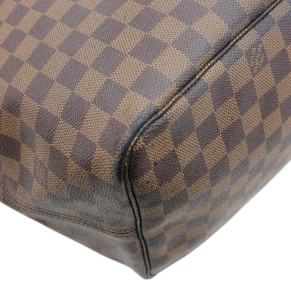 LOUIS VUITTON Neverfull GM Damier Ebene Shoulder Bag Brown