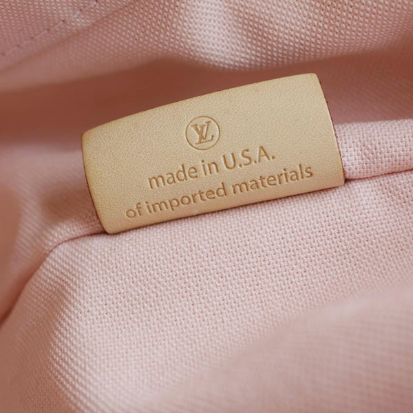 LOUIS VUITTON Iena PM Damier Azur Shoulder Bag Rose Ballerine