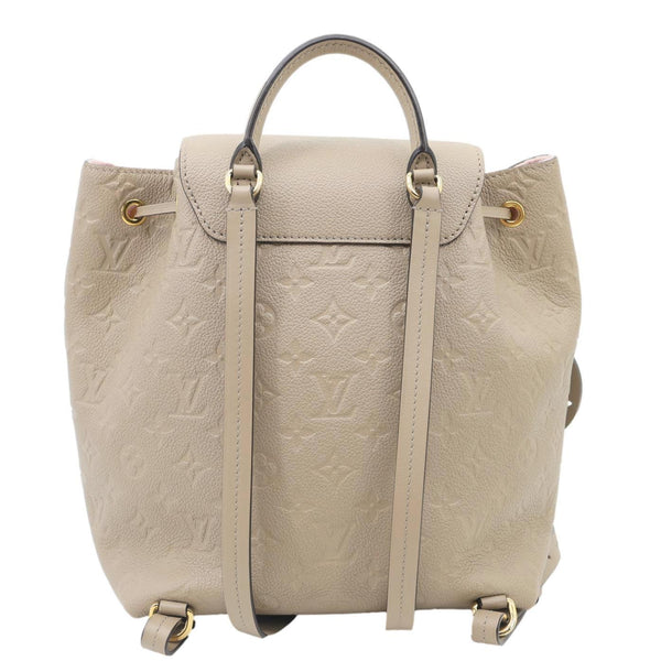 LOUIS VUITTON Montsouris PM Monogram Empreinte Backpack Tourterelle