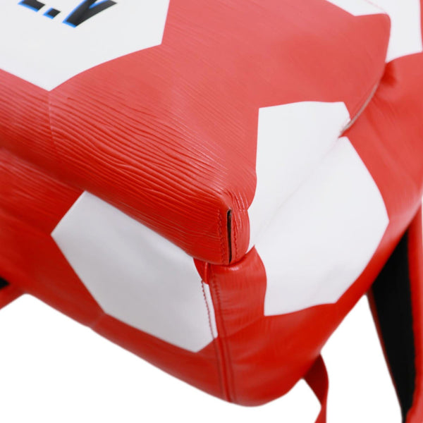LOUIS VUITTON World Cup Apollo Epi Leather Backpack Red