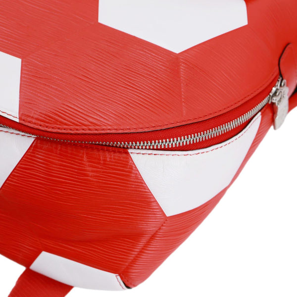 LOUIS VUITTON World Cup Apollo Epi Leather Backpack Red
