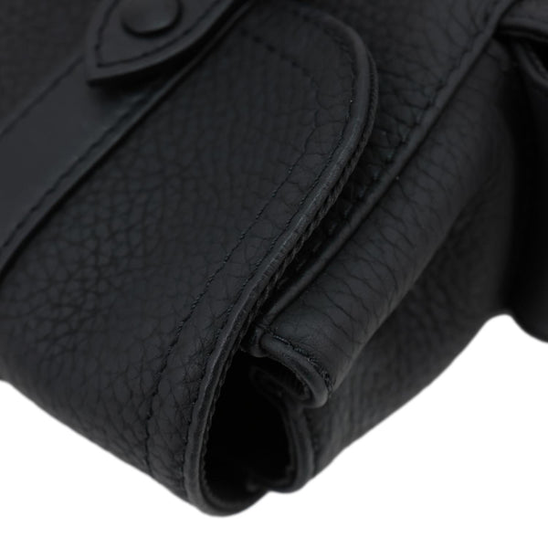 LOUIS VUITTON Christopher XS Taurillon Leather Crossbody Bag Black