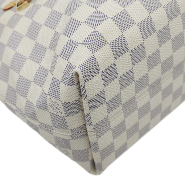 LOUIS VUITTON Iena PM Damier Azur Shoulder Bag Rose Ballerine