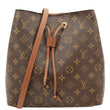 LOUIS VUITTON Neonoe MM Monogram Canvas Shoulder Bag Brown