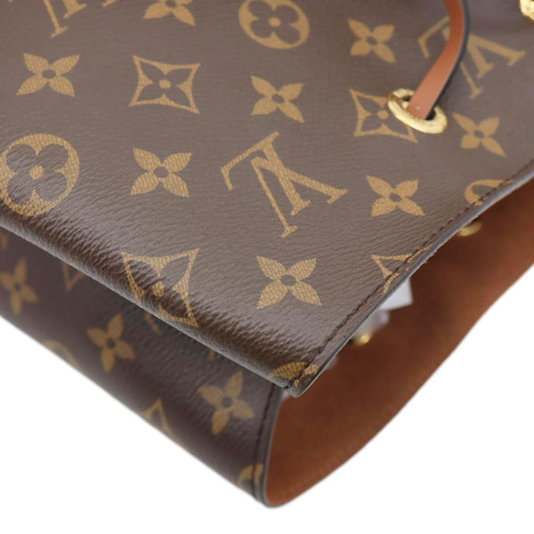 LOUIS VUITTON Neonoe MM Monogram Canvas Shoulder Bag Brown