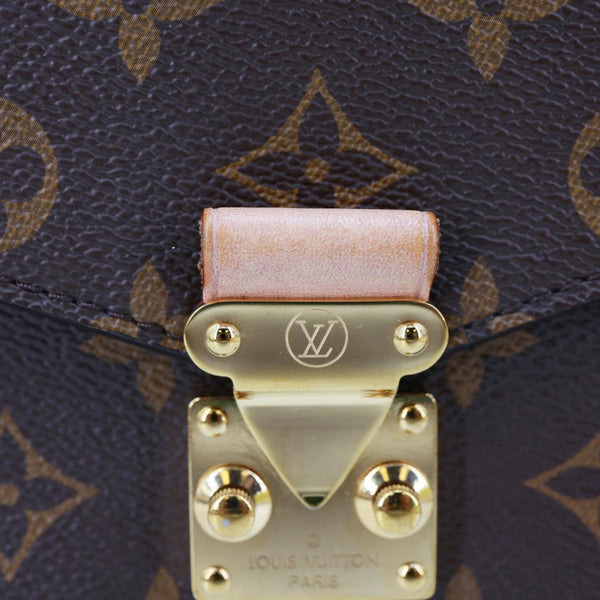 LOUIS VUITTON Metis Pochette Monogram Canvas Crossbody Bag Brown