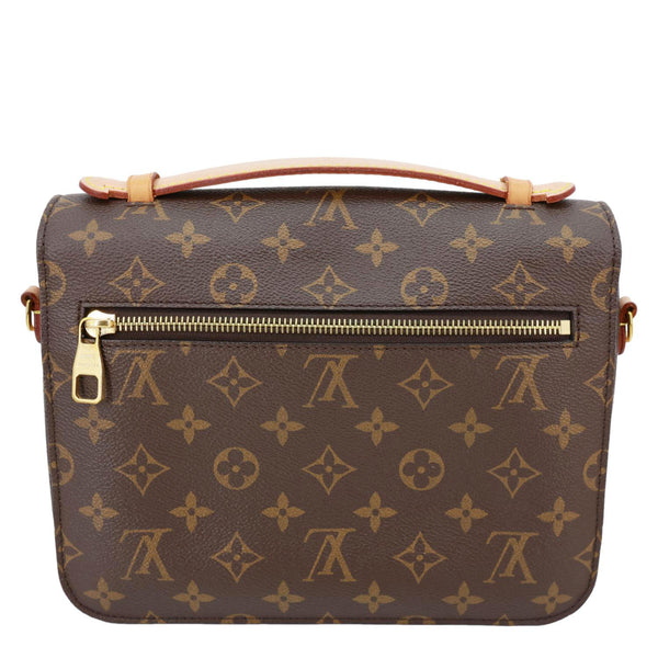 LOUIS VUITTON Metis Pochette Monogram Canvas Crossbody Bag Brown
