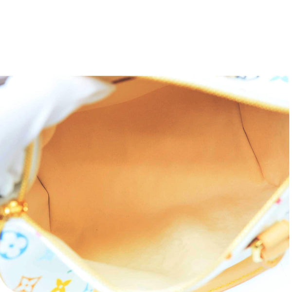 LOUIS VUITTON LV x TM Speedy 25 Bandouliere Monogram Multicolor Canvas Shoulder Bag White