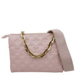 LOUIS VUITTON Coussin PM Monogram Embossed Leather Shoulder Bag Pink