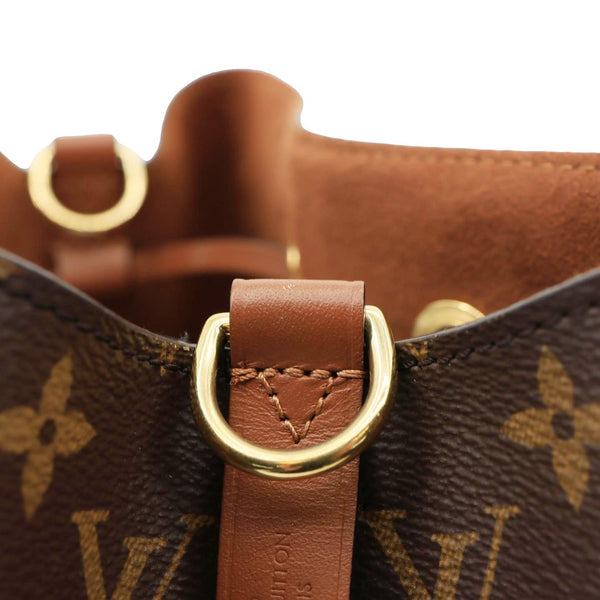 LOUIS VUITTON Neonoe MM Monogram Canvas Shoulder Bag Brown