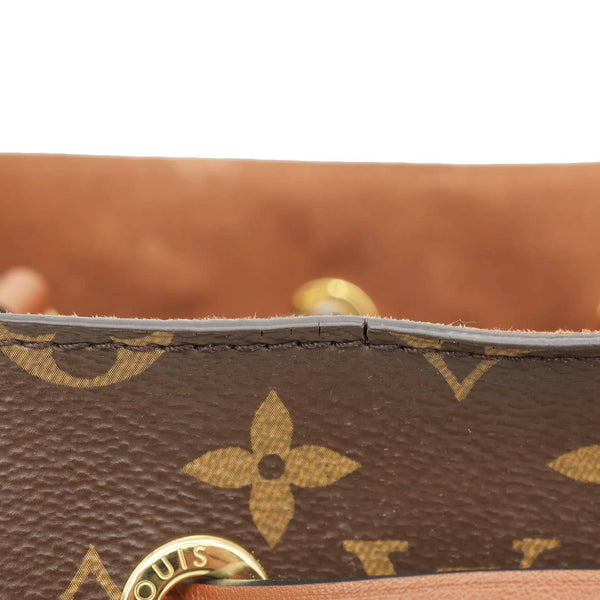 LOUIS VUITTON Neonoe MM Monogram Canvas Shoulder Bag Brown