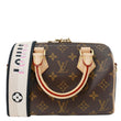 LOUIS VUITTON Speedy 20 Bandouliere Monogram Canvas Shoulder Bag Brown