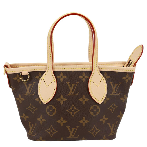 LOUIS VUITTON Neverfull BB Monogram Canvas Tote Bag Brown