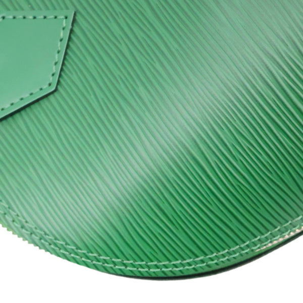 LOUIS VUITTON Alma PM Epi Leather Satchel Bag Green