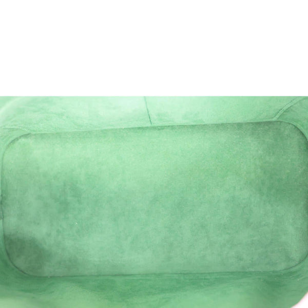 LOUIS VUITTON Alma PM Epi Leather Satchel Bag Green