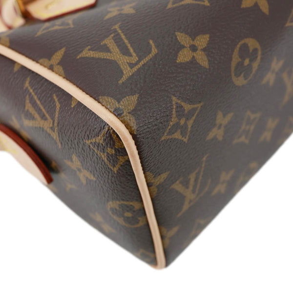 LOUIS VUITTON Speedy 20 Bandouliere Monogram Canvas Shoulder Bag Brown
