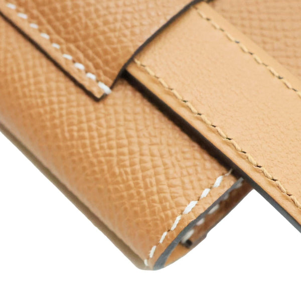 HERMES Kelly Pocket 18 Epsom Leather Belt Bag Gold