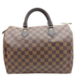 LOUIS VUITTON Speedy 30 Damier Ebene Satchel Bag Brown