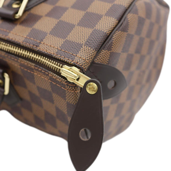 LOUIS VUITTON Speedy 30 Damier Ebene Satchel Bag Brown