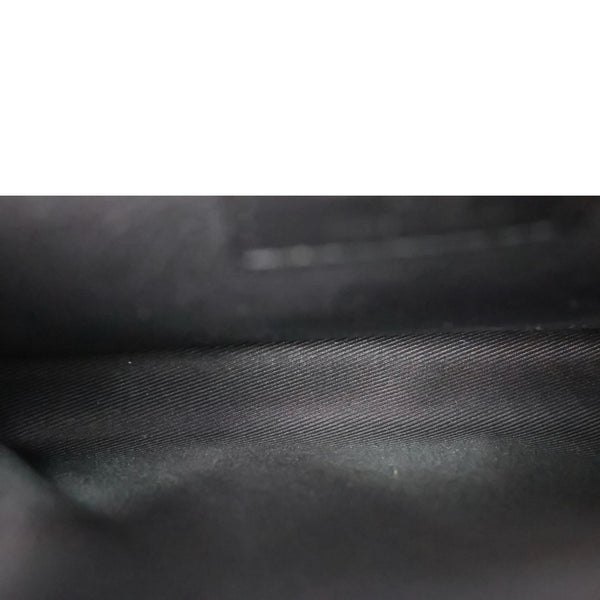 LOUIS VUITTON Aerogram Takeoff Sling Leather Crossbody Bag Black