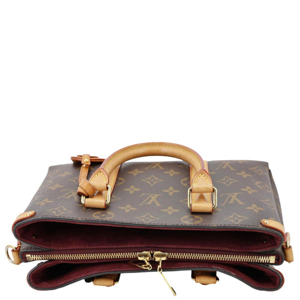 LOUIS VUITTON Soufflot BB Monogram Canvas Shoulder Crossbody Bag Brown