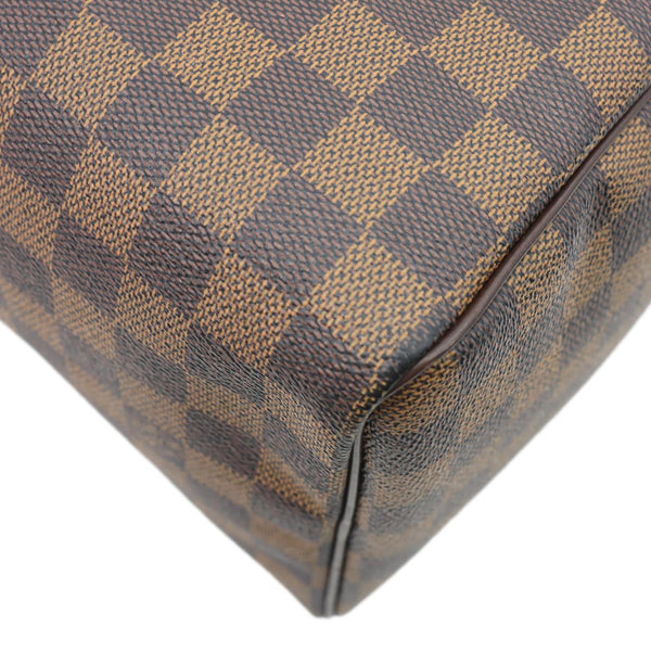 LOUIS VUITTON Speedy 25 Damier Ebene Satchel Bag Brown