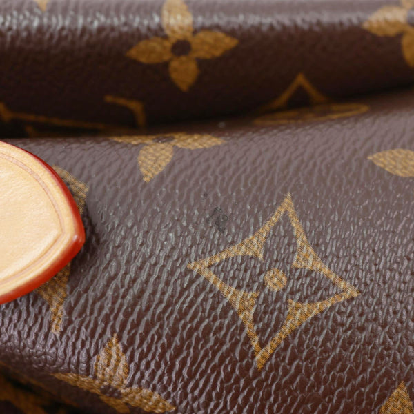 LOUIS VUITTON Soufflot BB Monogram Canvas Shoulder Crossbody Bag Brown