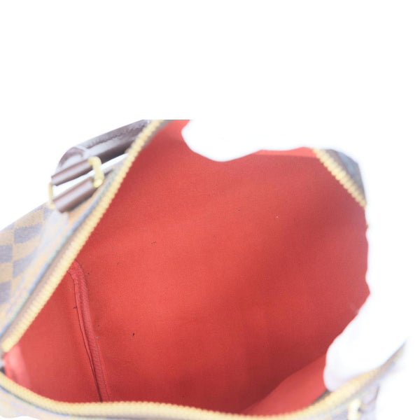 LOUIS VUITTON Speedy 25 Damier Ebene Satchel Bag Brown