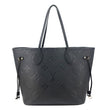 LOUIS VUITTON Neverfull MM Monogram Empreinte Tote Bag Black